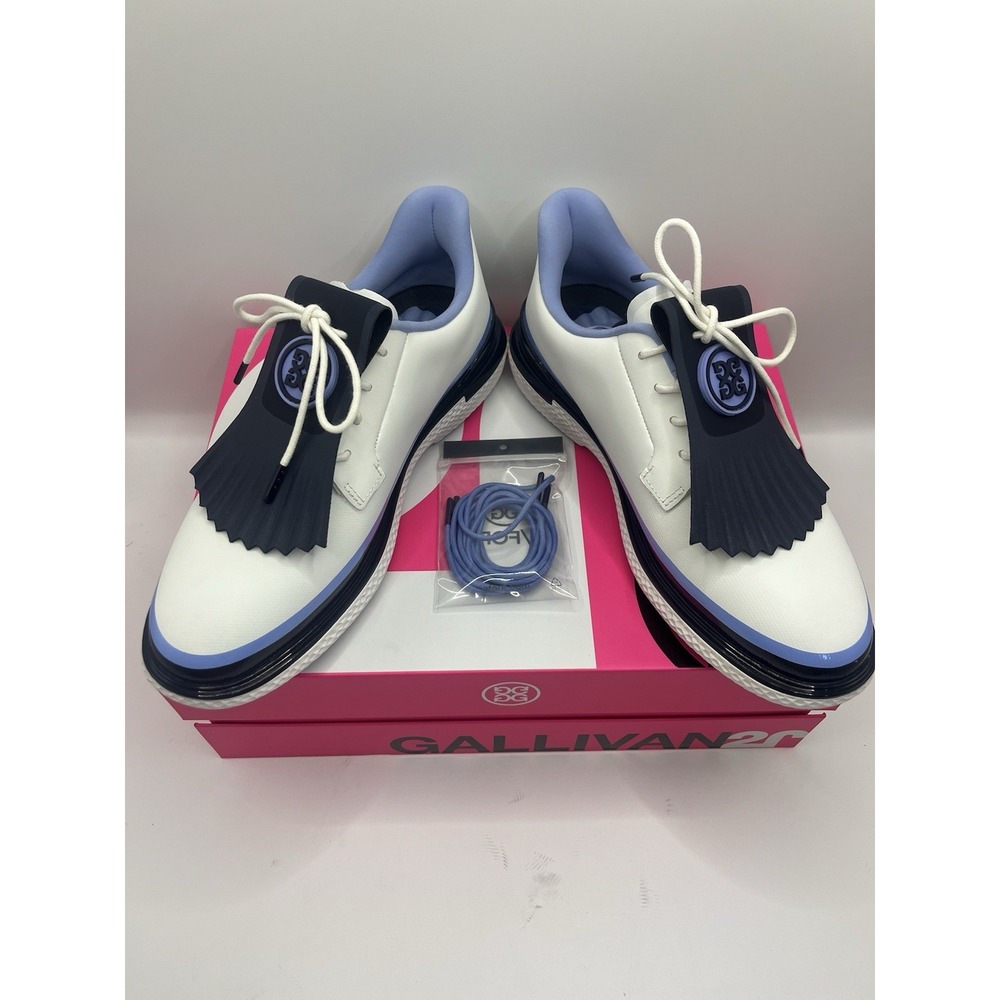 G/FORE Women's Gallivan2R TUXEDO STRIPE Kiltie Golf Shoes - Size 9.5 - GLF000108 - Picture 3 of 13